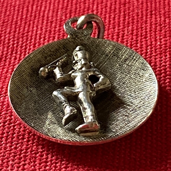 VTG I JMS I Sterling Drum Majorette + Baton Charm - Picture 12 of 16